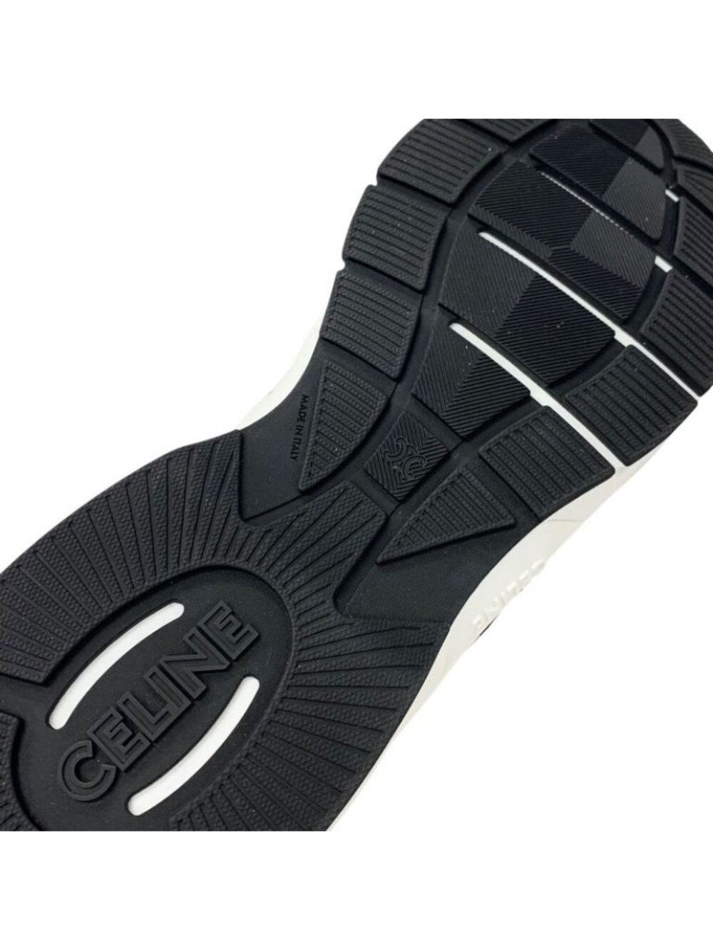 Celine Cr-02 Sneakers Shoes Mesh Leather Suede White Red Triomphe Logo - Picture 8 of 10